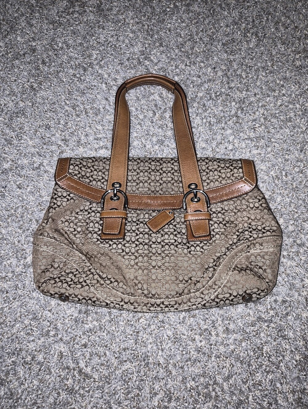 Coach Jaquard Shoulder Bag